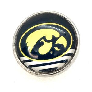 Snap button 20mm Gingersnaps Iowa Hawkeyes ASN20